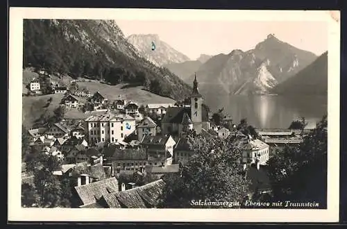 AK Ebensee, Ansicht mit Taunstein