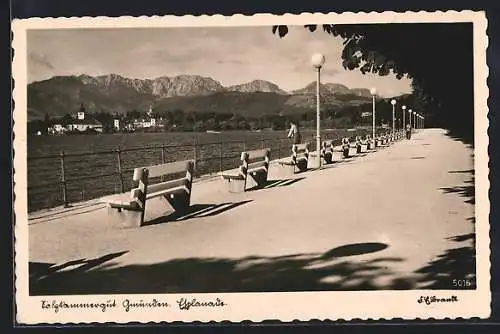 AK Gmunden, Salzkammergut, Esplanade