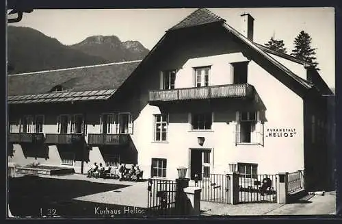 AK Bad Ischl, Hotel Kurhaus Helios, Teilansicht