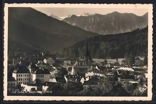 AK Bad Ischl, Teilansicht mit Dachstein