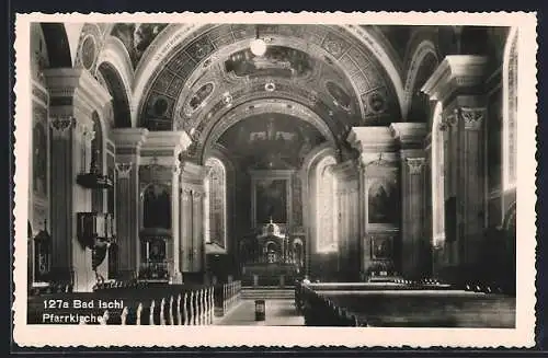 AK Bad Ischl, Pfarrkirche, Innenansicht