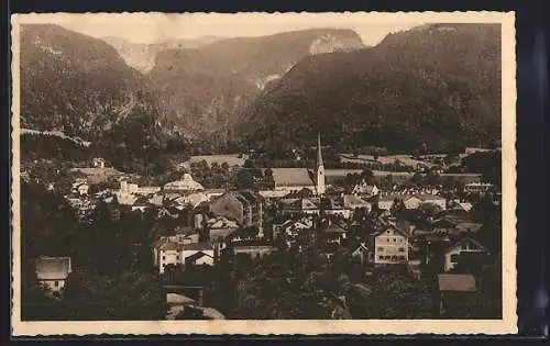 AK Bad Ischl, Salzkammergut, Teilansicht mit Loser