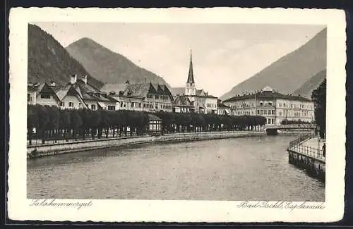 AK Bad Ischl, Salzkammergut, Esplanade