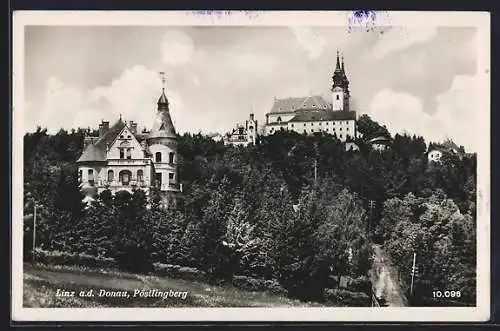 AK Linz a. d. Donau, Pöstlingberg mit Kirche