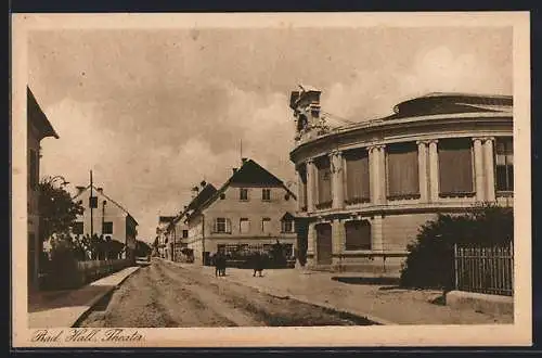 AK Bad Hall, Theater mit Strassenpartie