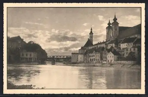 AK Steyr, Zusammenfluss der Enns und Steyr