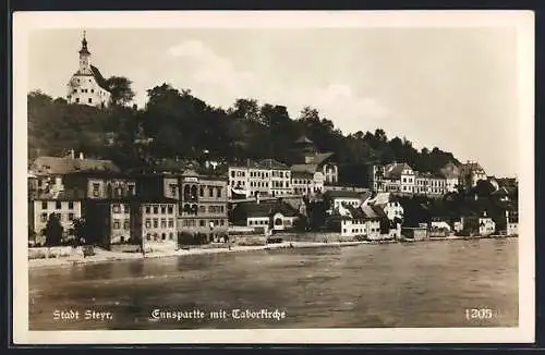 AK Steyr, Ennspartie mit Taborkirche