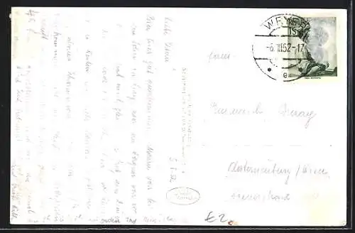 AK Weyer a. d. Enns, Ortsansicht aus der Vogelschau