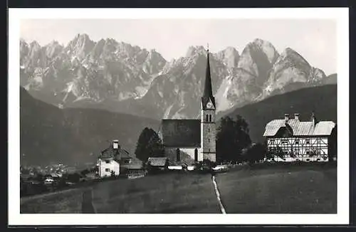 AK Gosau, Ansicht mit Donnerkogel