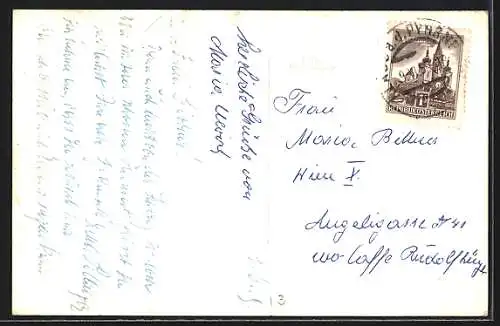 AK Frauenstein /O. Ö., Ansicht gegen das Sengsengebirge