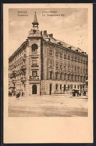 AK Kraków, Hotel Polonia, Ul. Basztowa 25