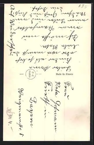 Foto-AK P. C. Paris: Kleinkind mit verschiedenen traurigen Gesichtsausdrücken