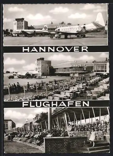 AK Hannover, Flughafen, Flughafenrestaurant und Rollfeld