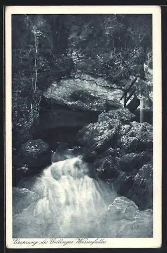 AK Ursprung der Gollinger Wasserfälle