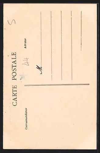 AK Guérande, Rue Vannetaise avec vue sur les fortifications et l`église