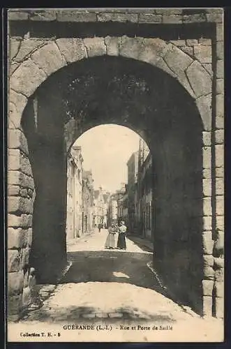 AK Guérande, Rue et Porte de Saillé