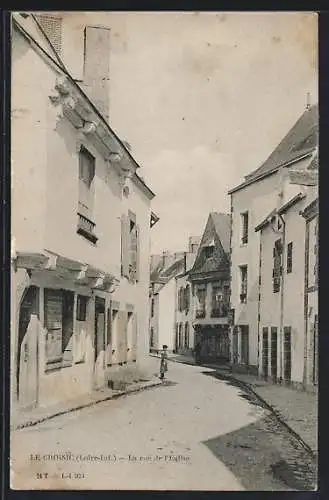 AK Le Croisic, La rue de l`Église