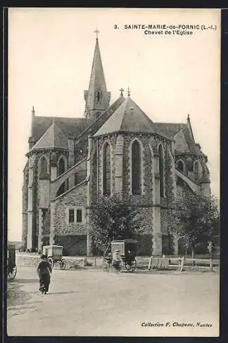 AK Sainte-Marie-de-Pornic, Chevet de l`Église