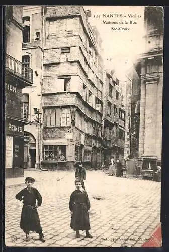 AK Nantes, Vieilles Maisons de la Rue Ste-Croix