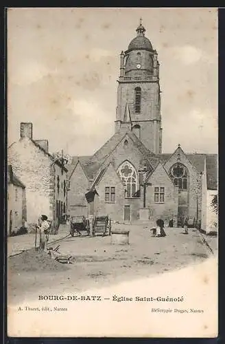 AK Bourg-de-Batz, Église Saint-Guénolé