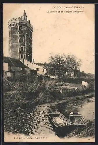 AK Oudon, Le havre et le donjon octogonal