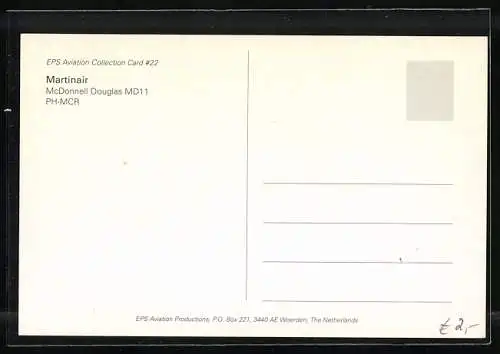 AK Flugzeug McDonnell Douglas MD11, Martinair