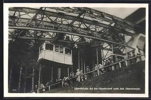 AK Horben /Südl. Bad. Schwarzwald, Schwebebahn auf den Schauinsland