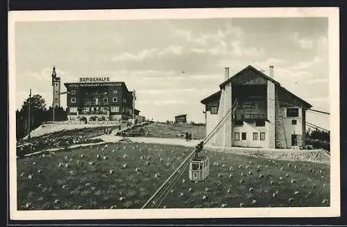 AK Mariazell, Seilschwebebahn Bürgeralpe, Hotel-Restaurant J. Feichtegger