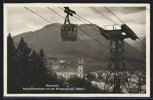 AK Mariazell, Seilschwebebahn auf das Bürgeralpl