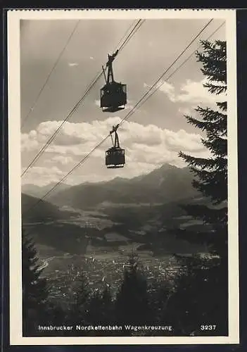 AK Innsbruck, Wagenkreuzung der Nordkettenbahn