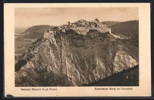 AK Kronstadt, Die Rosenauer Burg