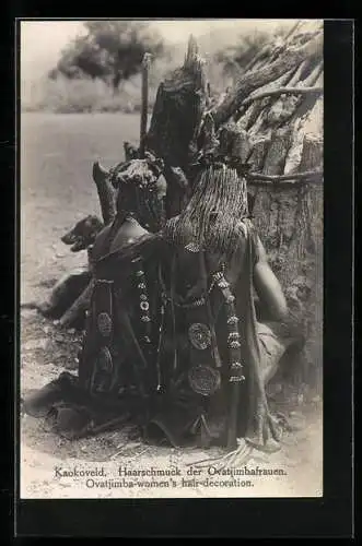 AK Afrikanische Frauen mit Haarschmuck