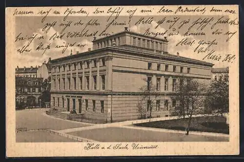 AK Halle / Saale, Universität