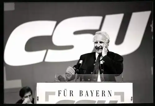 Fotografie Ulrich Baumgarten, Bonn, Ministerpräsident Edmund Stoiber