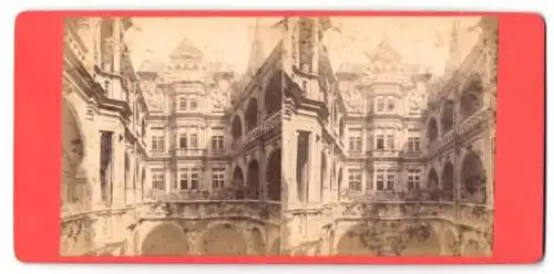 Stereo-Fotografie unbekannter Fotograf, Ansicht Nürnberg, Pellerhof