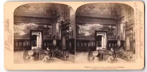 Stereo-Fotografie Underwood & Underwood, New York, Ansicht Monaco - Monte Carlo, Trente et Quarante