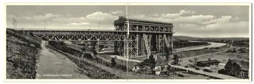 Klapp-AK Niederfinow, Partie am Schiffshebewerk