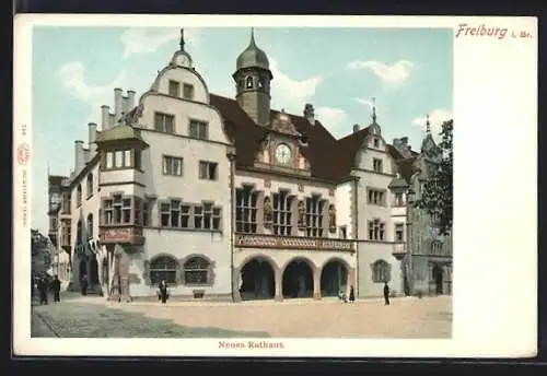 AK Freiburg i. Br., Neues Rathaus