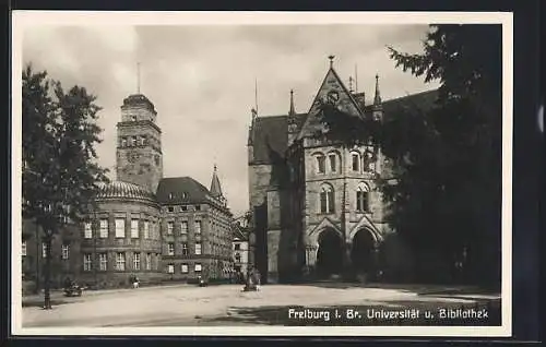 AK Freiburg i. Br., Universität und Bibliothek
