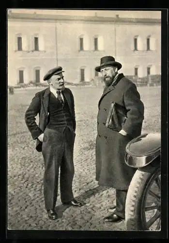 AK Wladimir Iljitsch Lenin und Wladimir Bontsch-Brujewitsch