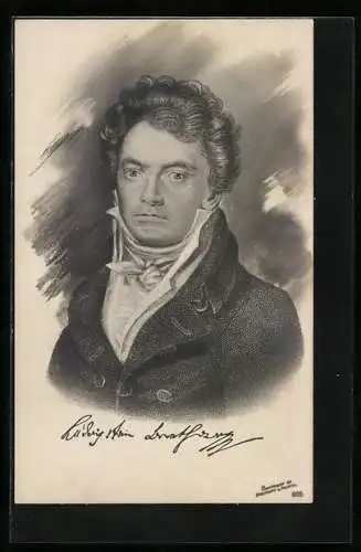Künstler-AK Beethoven im Portrait