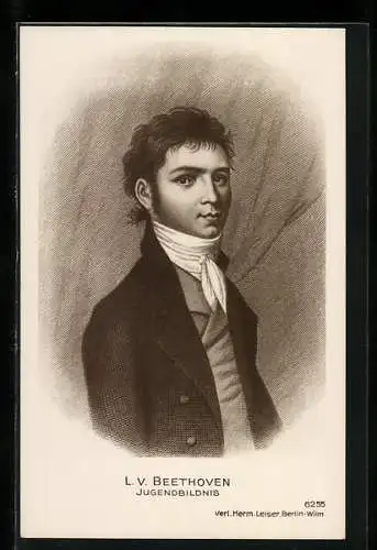 AK L. V. Beethoven, Jugendbildnis