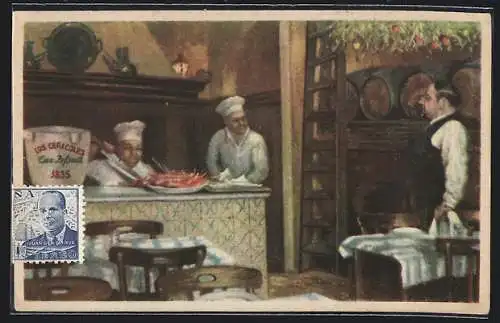 AK Barcelona, Los Caracoles El Restaurante mas Antiguo y Tipico