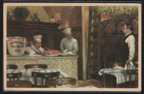 AK Barcelona, Los Caracoles El Restaurante mas Antiguo y Tipico