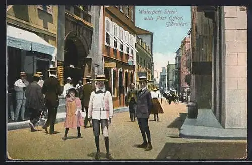 AK Gibraltar, Waterport Street with Post Office