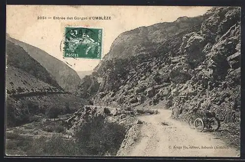 AK Omblèze, Entrée des Gorges d`Omblèze