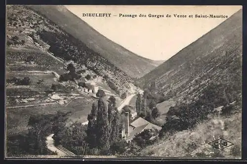 AK Dieulefit, Passage des Gorges de Vente et Saint-Maurice