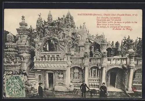 AK Hauterives, Palais idéal, Facade Ouest, n° 2