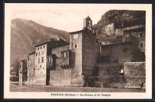 AK Pontaix, La Drôme et le Temple
