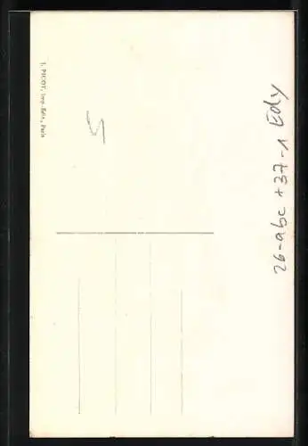 Künstler-AK sign. Edy: Rotes Kreuz-Schwester mit Spendendose